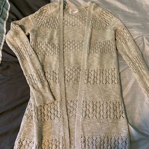 Shimmery Cream-Colored Cardigan